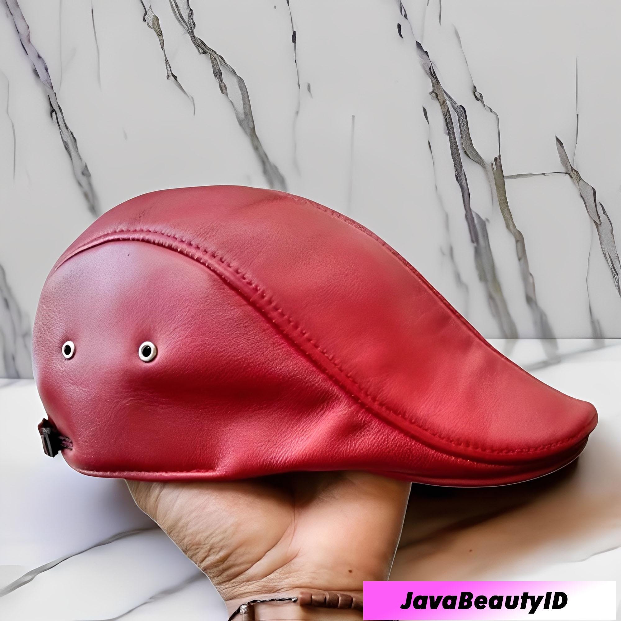 Wilsons Leather Red Newsboy Cap Genuine Leather Chic Hat Wilsons Leather Newsboy Caps for Women | Mercari main image 2