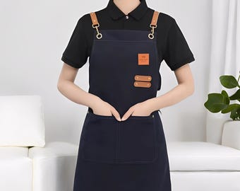 Chen Feng Waterproof Apron Waterproof Cooking Apron Practical Pocket,Apron,Aprons,Apron Style,Apron Custom,Cooking,Apron Barista,Handmade