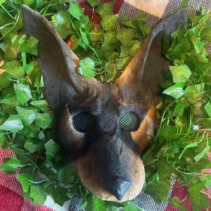 German Shepard Therian mask