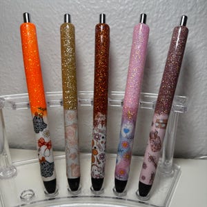 Custom Nurse Glitter Pen l Custom Teacher Glitter Pen l Customizable Glitter Pen
