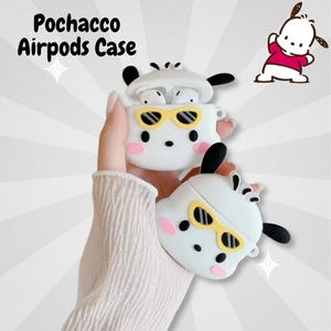 Pochaccoo Earpods Case, Earphone Case For Apple AirPods 1 2 3 Pro | Anime Airpods Case - Birthday Gift