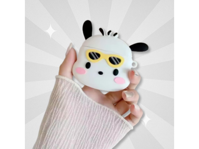 Pochaccoo Earpods Case, Earphone Case For Apple AirPods 1 2 3 Pro | Anime Airpods Case - Birthday Gift
