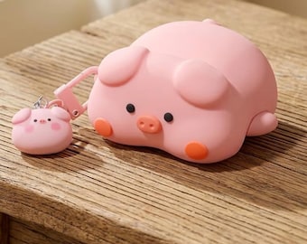 3D Cartoon Airpod Case, Kawaii Pink Case Airpod Pro, Birthday Gift For Her