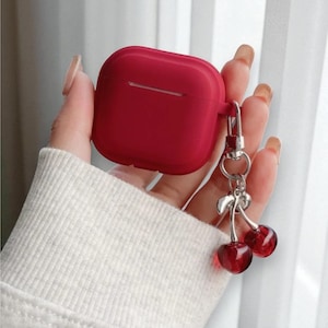 Cherry Airpods Case, Earphone  Cover, 3D Airpods Pro 2 Case | Airpods 4 Case - Gift For Her