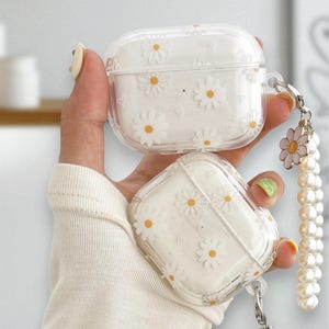 Flower Airpods Case, Earphone Case, 3D Airpods Pro 2 Case | Airpods 4 Case - Gift For Her