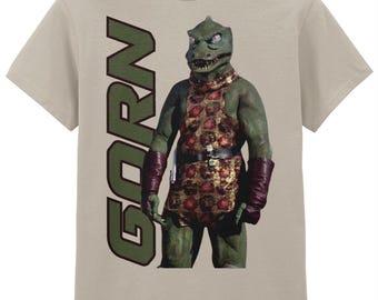 ST TOS Gorn Unisex cotton T-shirt scifi Trekkie Star Trek Fan