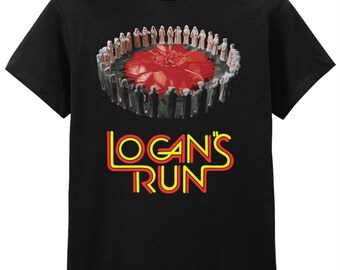 Logan's Run Carousel Black Unisex T-shirt
