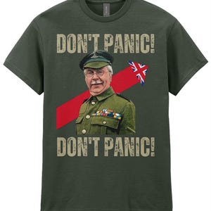 Dads Army &quot;Don&#39;t Panic&quot; Unisex T-shirt