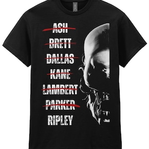 Alien Nostromo Crew List Unisex T-shirt