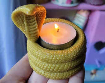 Cobra Snake Candle Holder/Tealight Candle Holder/Cute Pastel Witch/Gothic Home Decor/Candle Holder Centerpiece/Cute Gift