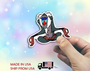 Lion King Rafiki Waterproof Vinyl Sticker