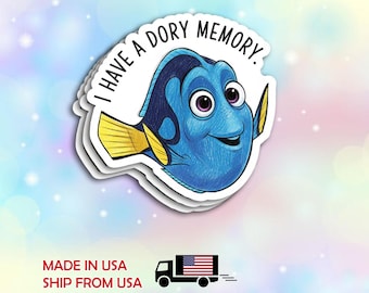 Dory Waterproof Sticker – Finding Nemo Planner Decal