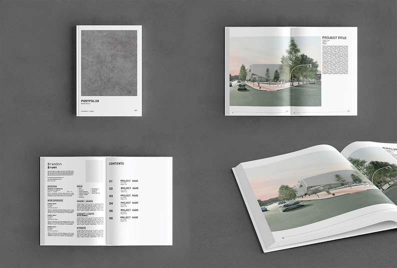 ARCHITECTURE PORTFOLIO TEMPLATE - Etsy