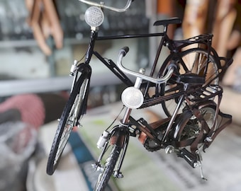Vintage Miniature Bicycle | Handcrafted Metal Collectible | Retro Home Decor Gift