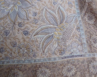 Delicate Claiborne Silk Scarf silk pastels