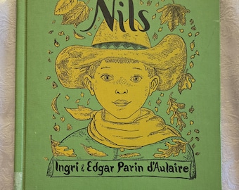 NILS Vintage 1948 Ingri Edgar Parin D'Aulaire Libro niños