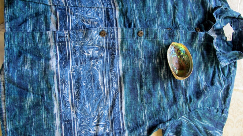 Rare Hilo Hattie Shirt Hawaii batik vintage medium