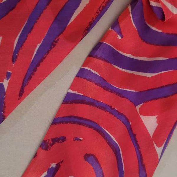 Vera Wing-Tip Tie pink purple tag
