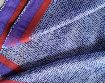 Vera Purple Scarf silk vintage