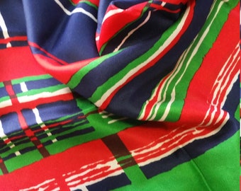 Sale Vintage MOD Echo silk scarf retro