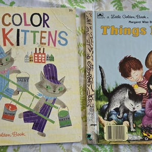 Things I Like Color Kittens Little Golden Books 1982 1949 Garth Williams A Provensen Margaret Wise Brown