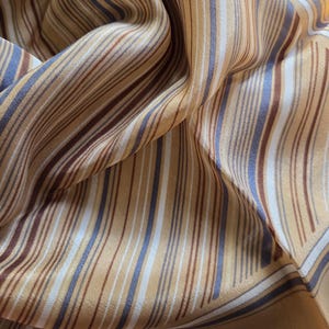 Vintage Cacharel Silk Scarf square stripe