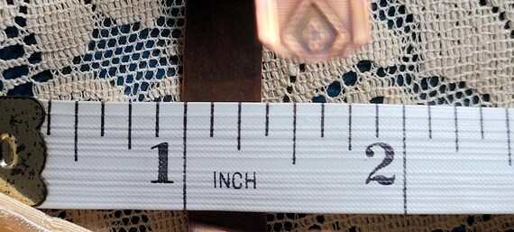 Copper Bracelet vintage signed solid copper bangl… - image 7