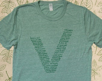 Organic T Shirt V is for Vegetables Shirt Mens Womens Unisex Veggies Garden T Shirt Top Tee  Made in USA Organic Farm Tshirt - Gift Friendly