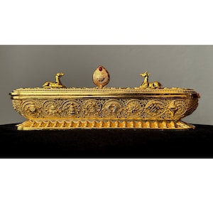 Auspicious Genuine Handmade Tibetan Incense Burner, Buddhist incense Holder | Free Prayer Flag