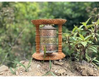 Rueda de oración tibetana de gran tamaño / Bandera de oración gratis