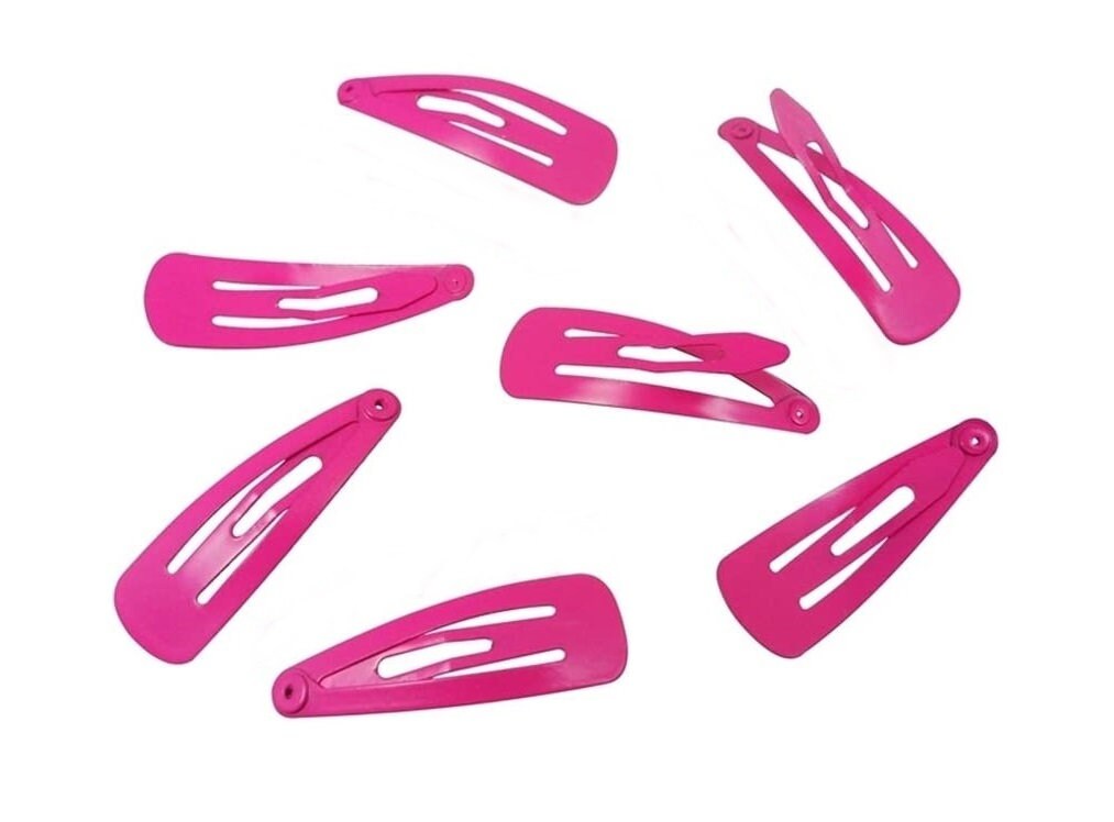 MINI Colored Tiny Hair Clips Metal Sturdy Good Quality Snap Etsy