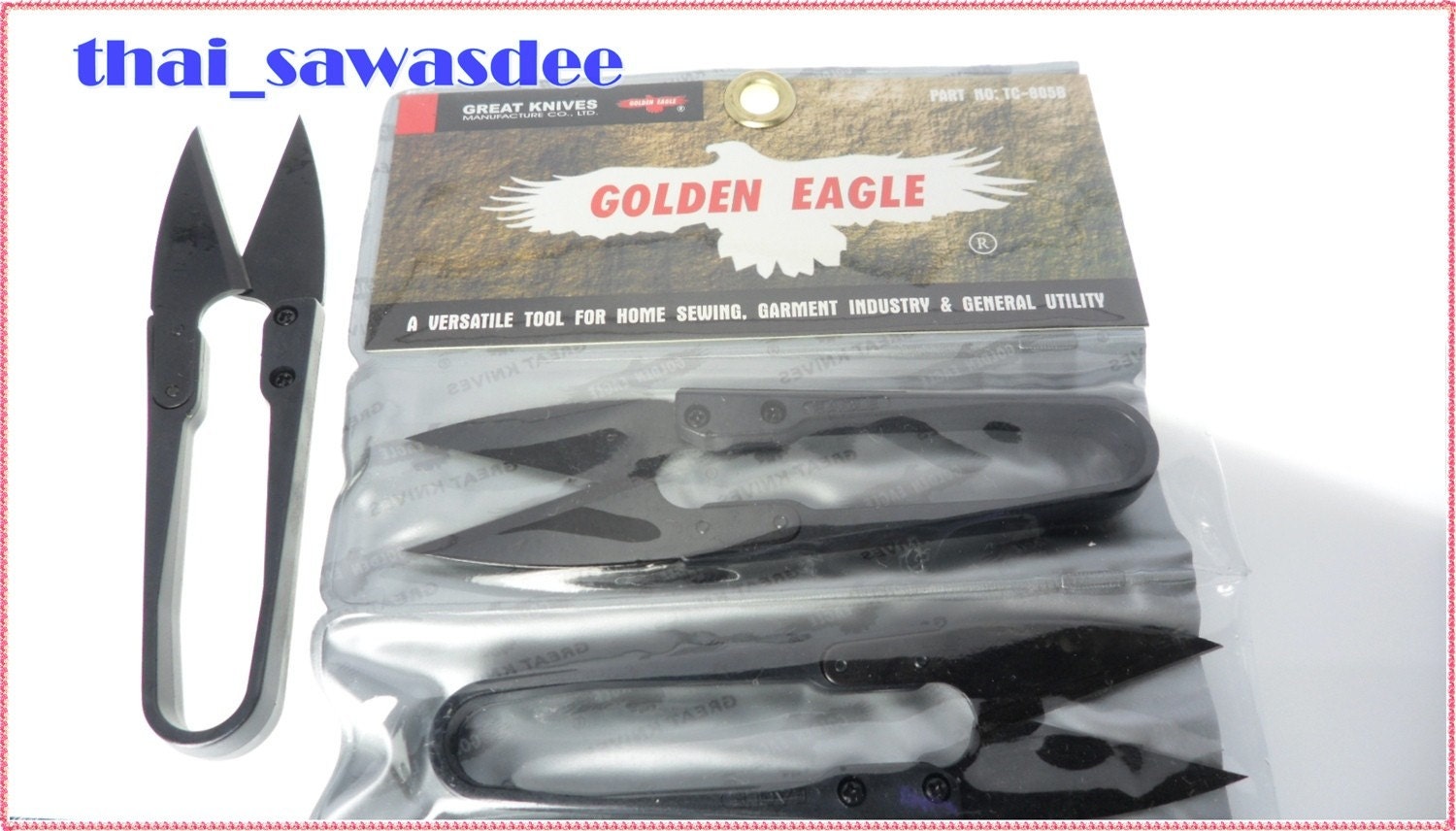 Scissors Thread Golden Eagle Cutter Clipper Knives Snips Craft Etsy