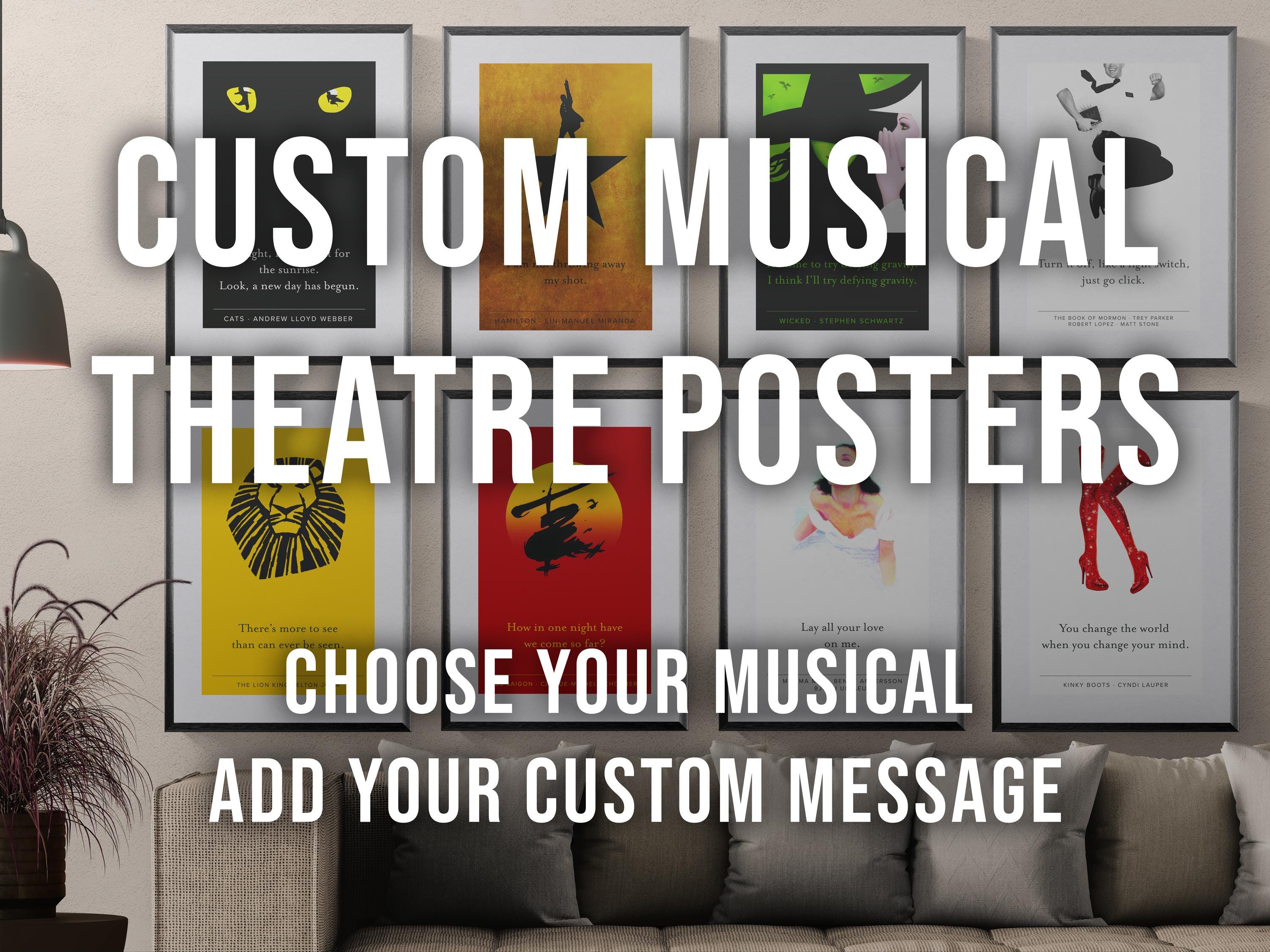Broadway poster - Etsy 日本