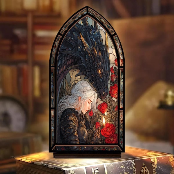 Throne of Glass Book Nook Suncatcher Candler Holder, Bookish Gift