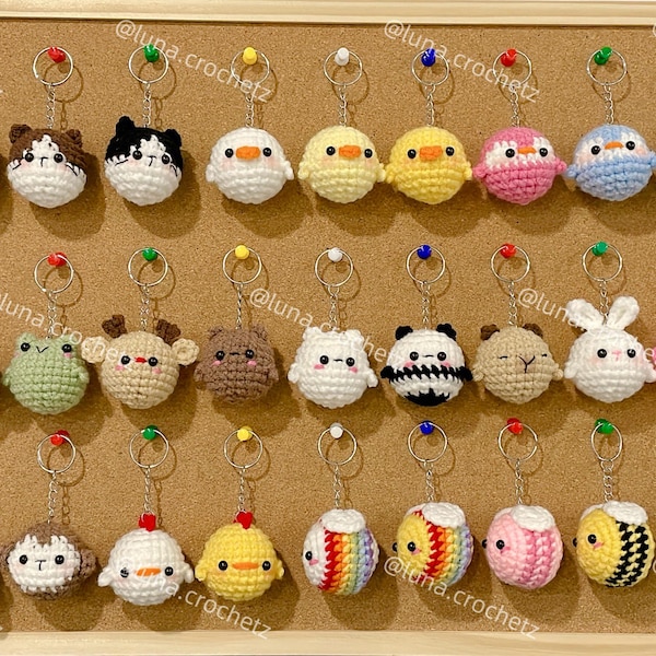 Animal Crochet Keychains
