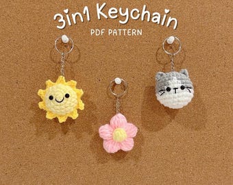 Animal Keychains Crochet Pattern – Beginner-Friendly