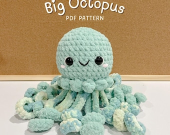 Octopus No-Sew Crochet Pattern – Beginner-Friendly