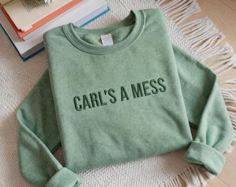 Embroidered Carl’s a Mess Sweatshirt, Summer House Bravo Sweatshirt, Bravocon Fan Gift