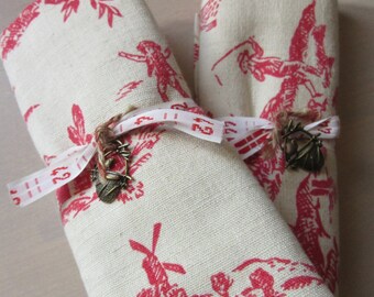 Corded Scalloped Valance Linen Toile French General Projet Bisque Designer Window Valance Lined