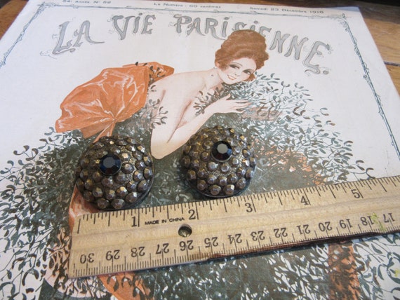 Authentic French Vintage Clip Earrings or Shoe Cl… - image 2