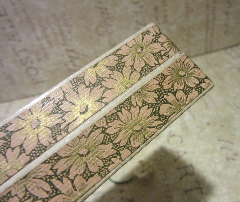 Old Vintage French Trinket Gift BoxesMiniature Rectangular Paper BoxesTrinket BoxesFrench Market FindCovered in Gorgeous French Paper