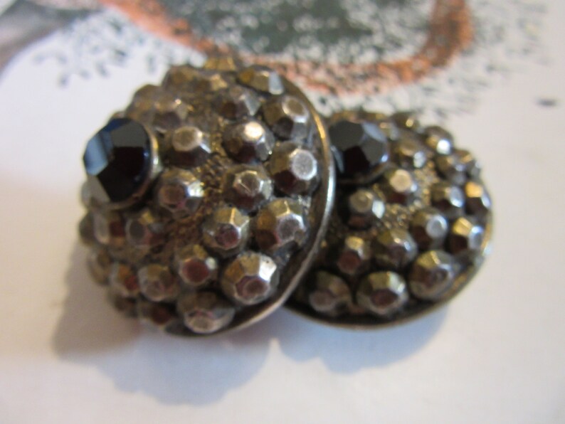Authentic French Vintage Clip Earrings or Shoe Clips