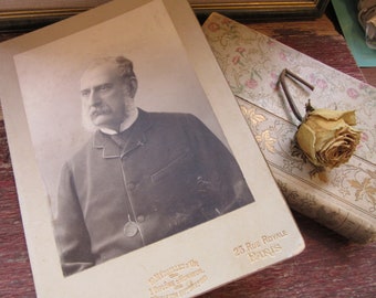 Fotografía francesa antigua - Ephemera de papel vintage, diario basura, álbum de recortes/París Francia