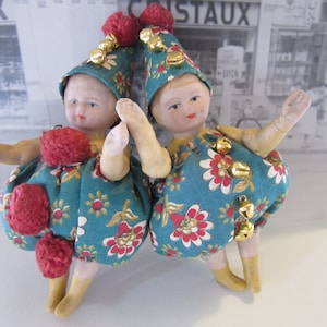 Authentic French Vintage Poupee Doll - Paris market Find - Beautiful French Antique Bisque Doll - Authentic Collectible