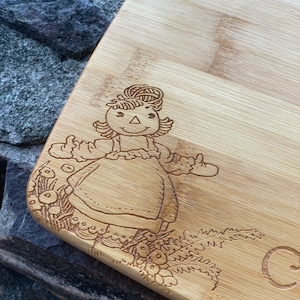 Raggedy Ann and Andy Cutting Board