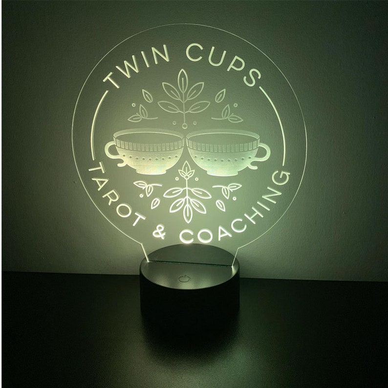Custom LED Light With Remote Customized With Your Logo or Etsy