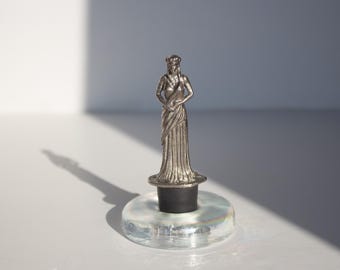 Hera Goddess Wine Stopper, Handcrafted Stainless Steel Bottle Stopper, Mythology Barware, Wedding & Anniversary Gift