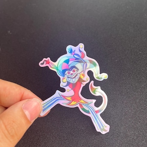 Holographic fizzarolli sticker