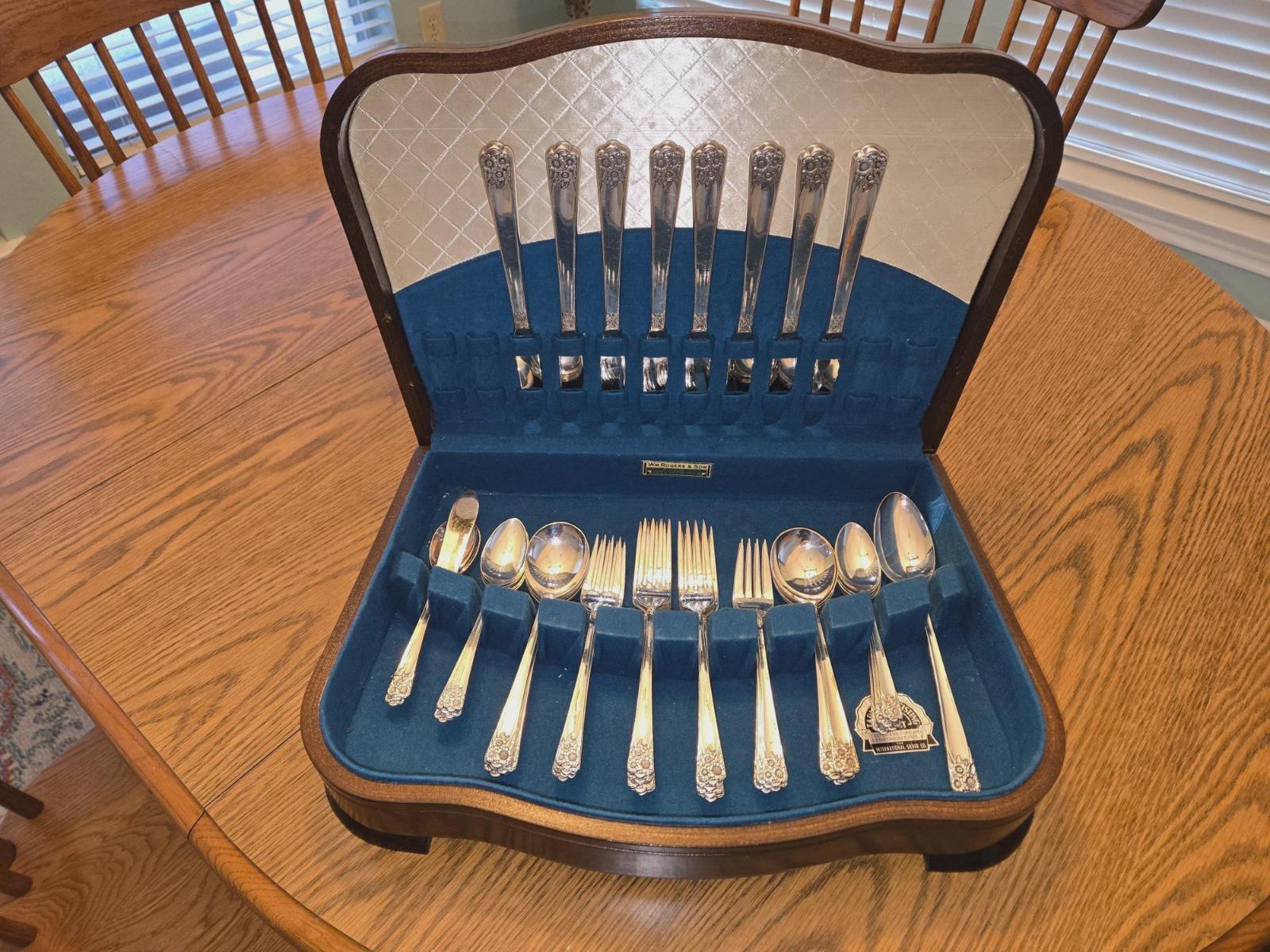 Wm Rogers Silverware Set - Etsy