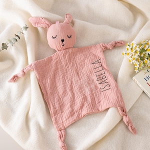 Personalized Embroidered Baby Comforter, Cute Koala Bear Lion Blanket, Baby Shower Gift, Animal Comforter with Name, Newborn Gift
